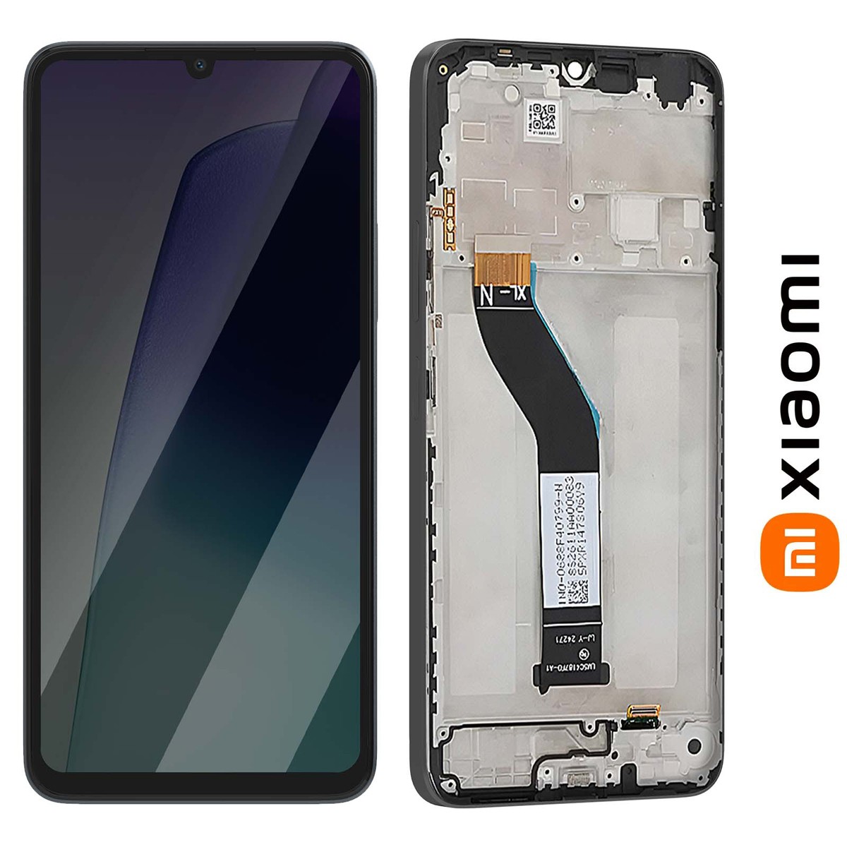 Écran LCD pour Redmi 14C avec châssis pour réparer un afficheur brisé après une chute