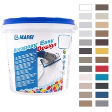 MAPEI Kerapoxy Easy Design 3 kg - Junta de resina epoxi resistente al ácido para azulejos, piscina