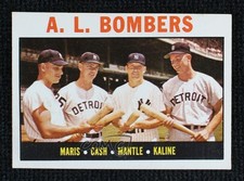 1964 Topps Bombers ( ) Roger Maris Norm Cash Mickey Mantle Al Kaline HOF 06mi