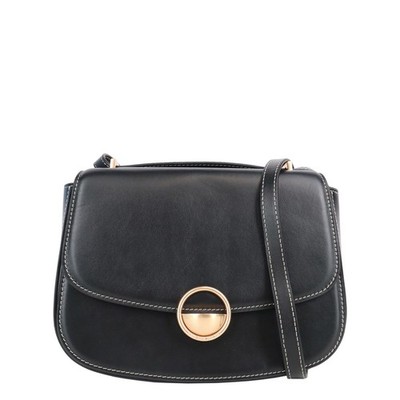 Vanessa Bruno Damen Tasche Schwarz Leder Crossbody Bag Ledertasche Mittel