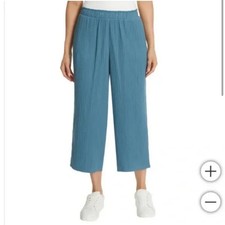 NWT Jessica Simpson blue gauze ankle pants