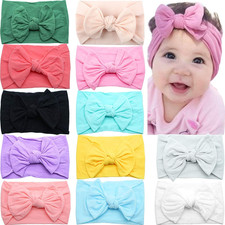 Super Stretchy Soft Knot Headbands with Hair Bows Head Wrap Hair Accessories NEW