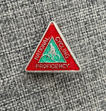 NATIONAL CYCLING PROFICIENCY VINTAGE ENAMEL BADGE