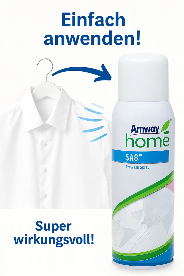 2x Amway PreWash Vorwaschspray SA8 Fleckenspray Fleckenentferner Reiniger - Bild 2 von 2