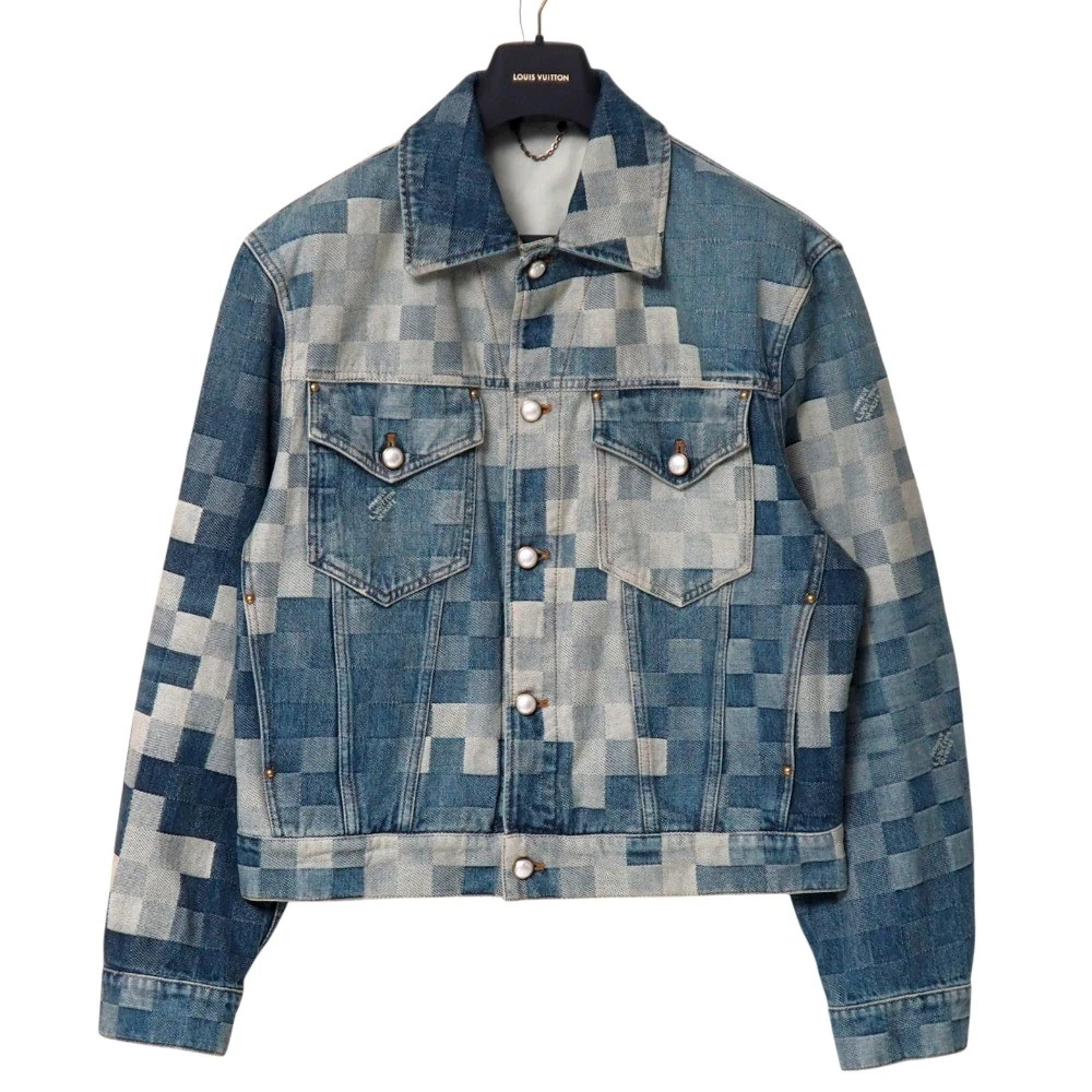 Louis Vuitton Blue Coats, Jackets & Vests Cotton Outer Shell for