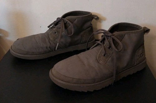 UGG Australia Size 11 Men's Neumel Ripstop Sneakers Hi-top Gray - 1092210 - Picture 4 of 9