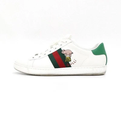 Gucci Ace Kitten Stripe Women's Sneakers 630616 155389846 [P] - Photo 1/4