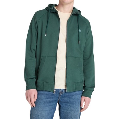 Timberland Herren Hoodie mit Reißverschluss Exeter River Grün Größe S Cod...
