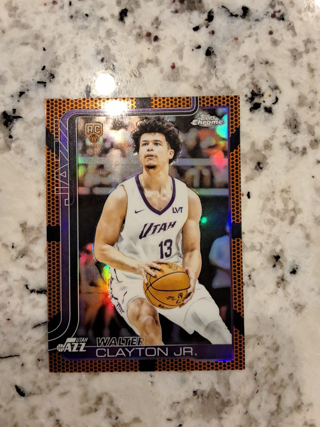 2025 Topps Chrome  Basketball 268 Walter Clayton Jr Parrell