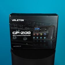 Valeton Multi Effects Processor GP-200 Black Amp Cab IR FX Loop MIDI Expression