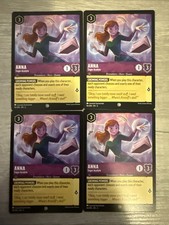 Disney Lorcana Anna - Eager Acolyte 56/204 Shimmering Skies 4 Cards