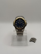 Seiko Kinetic Titanium 5M62-0C10 Blue Dial Mens Watch