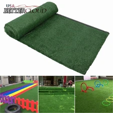 6x20ft Artificial Grass Fake Synthetic Rug Garden Landscape Lawn Carpet Mat Turf