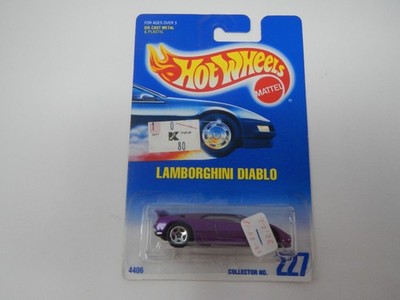 Hot Wheels Lamborghini Diablo w/5 Spoke Wheels (1) #227