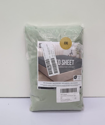Utopia Bettwäsche Spannbetttuch King/Groß, Salbei - tiefe Tasche 14''