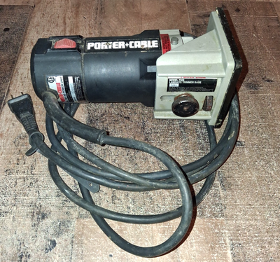 #ad Porter Cable 7301 HD Trim Router w 7309 Base Tested Please Read $111.91