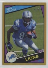 2012 Topps Chrome 1984 Design Gold Refractor 41/75 Ryan Broyles #31 4r3