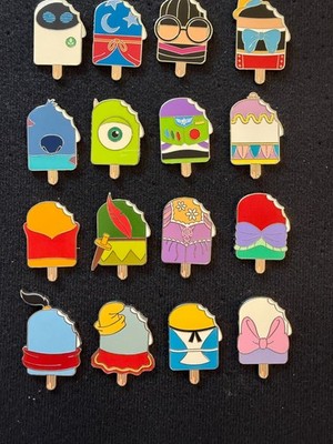 2026 Disney Ice Cream Popsicle Series 2 Pins LR Mystery - Ariel, Stitch, Pooh