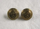 2x British:"ROYAL ARMY MEDICAL CORPS BRASS BUTTONS"(Small, 17mm, WW1-WW2 Period)