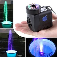 Gbgs 297 Gph, Submersible Pump With Light For Aquarium/hydroponics/fountain/gard on sale Gbgs 297 Gph, Submersible Pump With Light For Aquarium/hydroponics/fountain/gard on sale