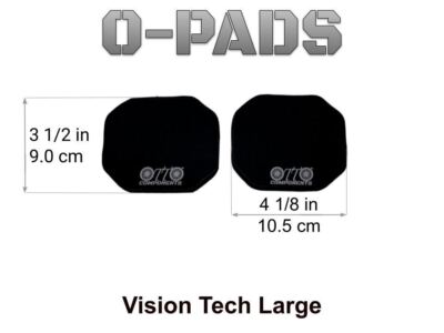 Vision Tech Large Armrest Pads & Official Velcro  Aerobars Tri TT