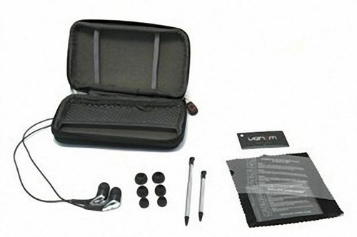 3DS Zubehör Paket Stylus Ohrhörer Tragetasche Kamera-Objektiv EVA Set - Bild 2 von 2