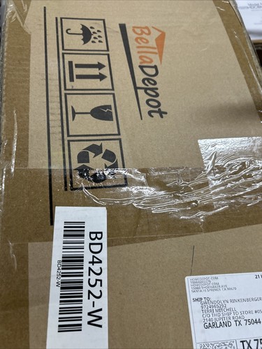 Bella Depot BD4252-W 42”LED White Retractable Ceiling Fan W/light - Picture 2 of 2