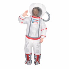 Adult Unisex Astronaut Spaceman Chub-Suit Costume Jumpsuit