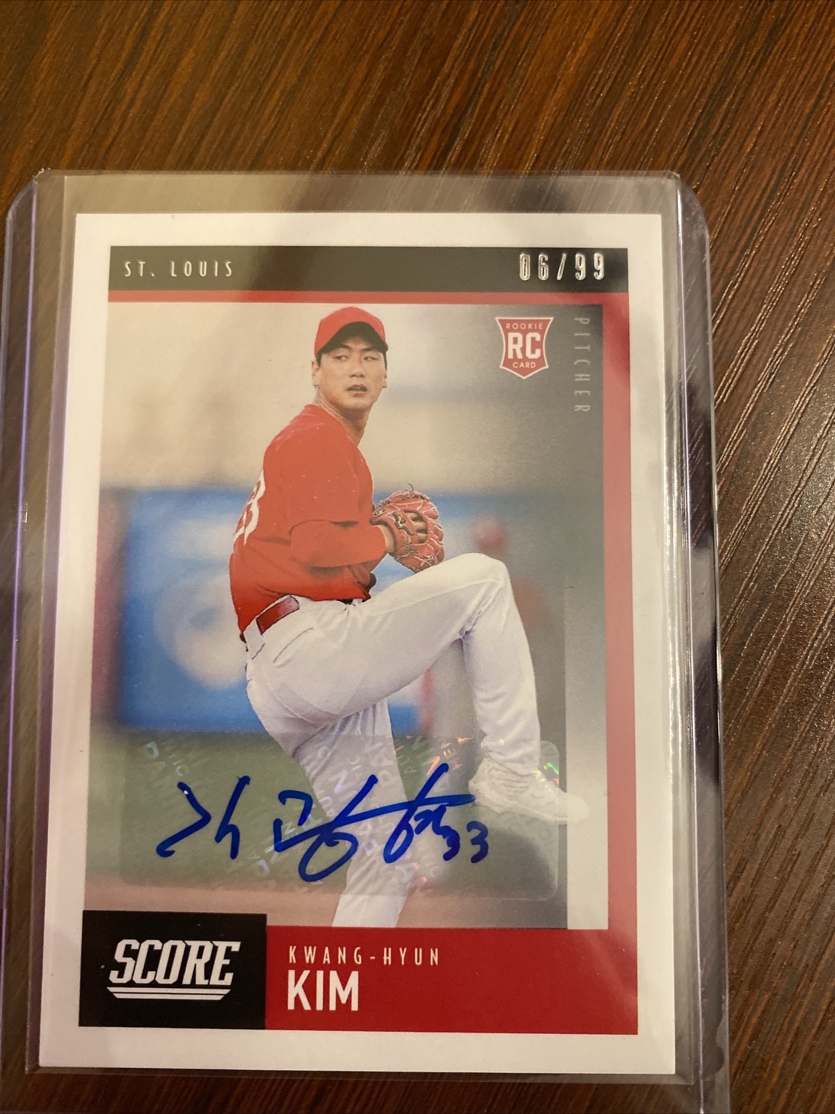 2020 Panini Chronicles - Score Kwang-Hyun Kim #13 Signatures /99 (AU ...