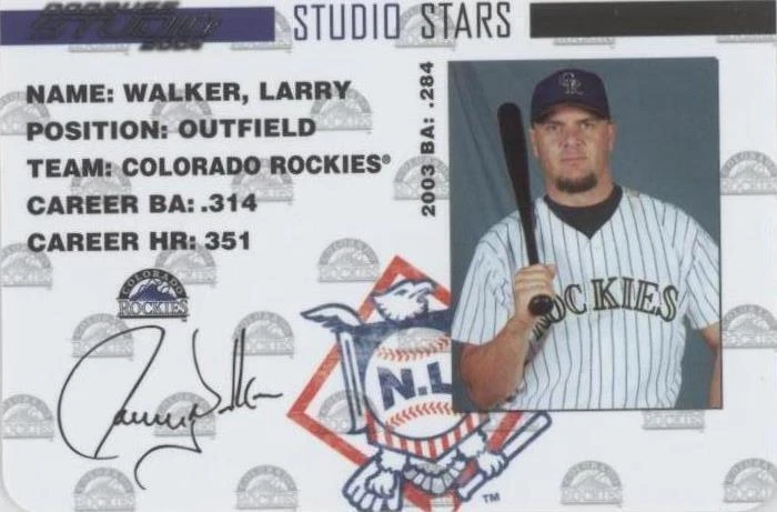 2004 Donruss Studio - Larry Walker #SS-31