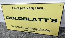 Goldblatt's Goldblatts Chicago retail department store Sign