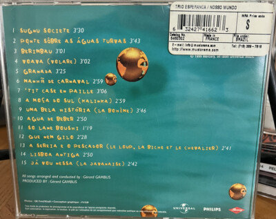 Brazil: Trio Esperanca Nosso Mundo CD Gerard Gambus Phillips 1999