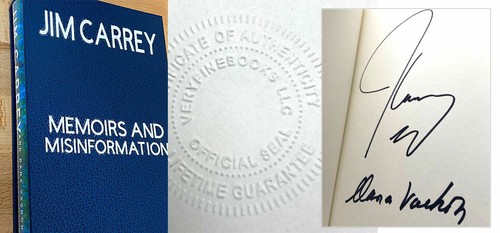 JIM CARREY Memorias y Desinformación FIRMADO 1ª Edición Estuche LIMITADO a 20 - Imagen 5 de 10