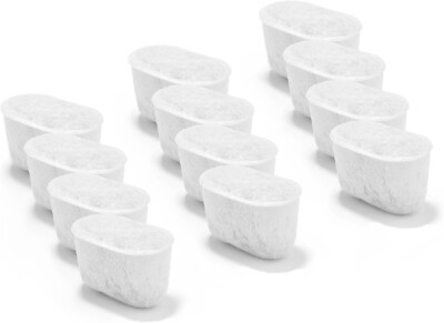 12 Replacement Activated Charcoal Water Filters for Beautiful 14cup Coffee Maker