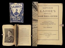 1907 Nap Lajoie Baseball Guide Honus Wagner TY COBB Cleveland Naps World Series