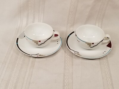 2 Studio Nova Attitudes tea / coffee Cup & Saucer