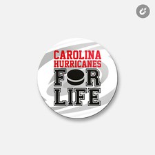 Carolina Hurricanes NHL  4'' X 4'' Round Decorative Magnet