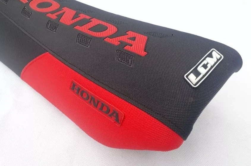 🏍️ Funda de asiento para Honda XR250L rojo negro ULTRAGRIP 1988-1995 envío rápido 🌎 Foto 2 de 3