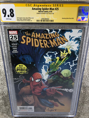 Amazing Spider Man 25 CGC 9.8 SS Ryan Ottley 9/19 | eBay