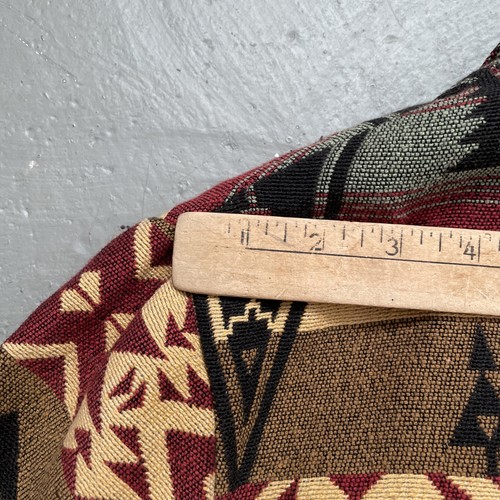 Vintage Seppe Southwestern Navajo Aztec Blanket Style Blazer Jacke Made USA M - Bild 10 von 11