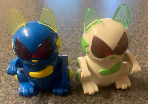 x 2 Meow-chi Sega interactive robot Tiger toys 2000 McDonalds Happy Meal