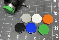 Rear Lens Cap C or CS Mount Lot of 6 - CCTV Lens Cover