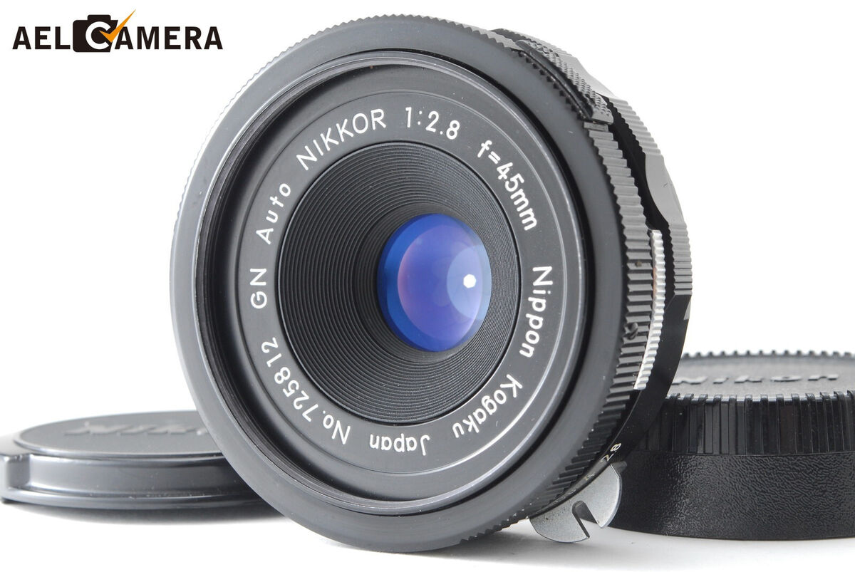 NEAR MINT】 Nikon GN Auto Nikkor 45mm f2.8 Non-Ai Pancake MF NEAR MINT】 Nikon GN Auto Nikkor 45mm f2.8 Non-Ai Pancake MF
