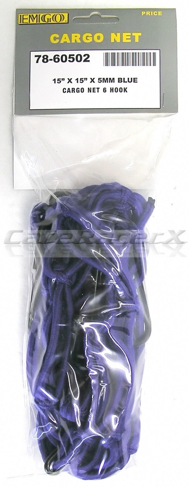 Cargo Net Bungee Tie Down 15" x 15" Helmet Cooler Tie Down Motorcycle ATV UTV