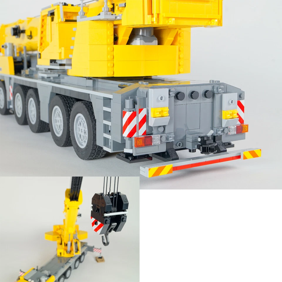 MOC: Remote controlled LTM 1250-5.1 Crane with Power Functions 4599 Pieces - Image 4 of 4