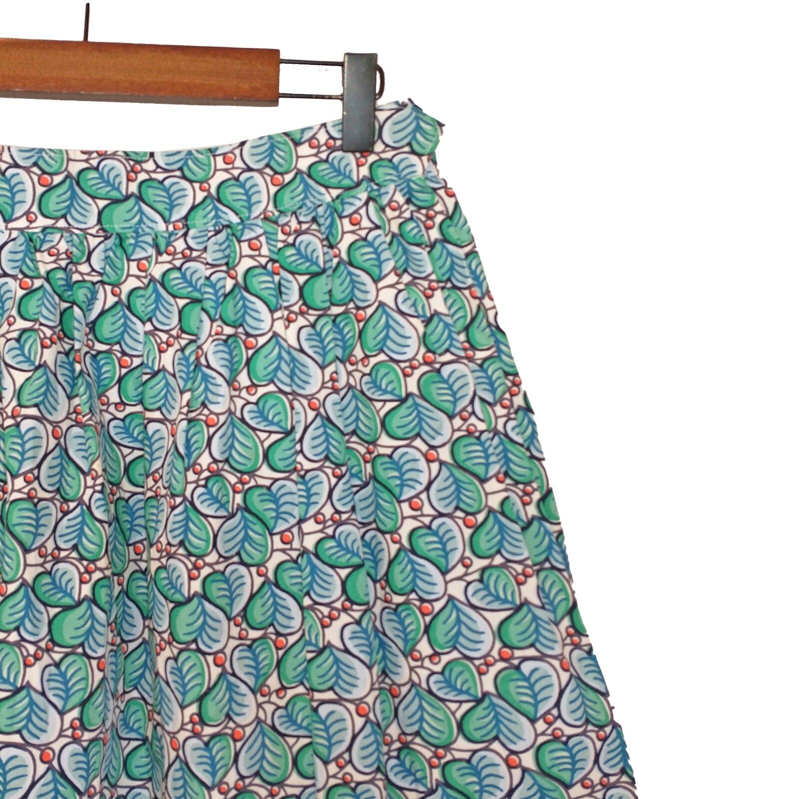 J. Crew Ivy Print A-Line Cotton Skirt Size