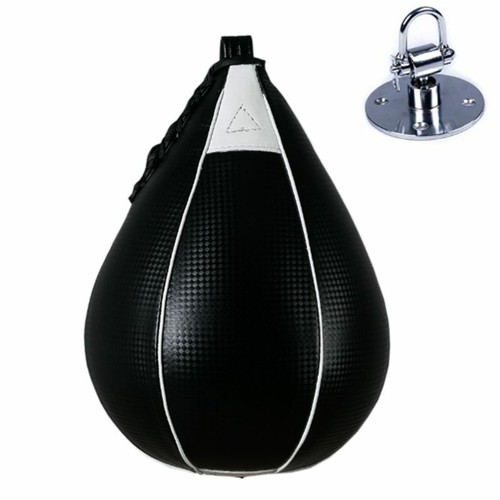 Punch Bag Boxing Pear Shape PU Speed Swivel Punching Box Fitness