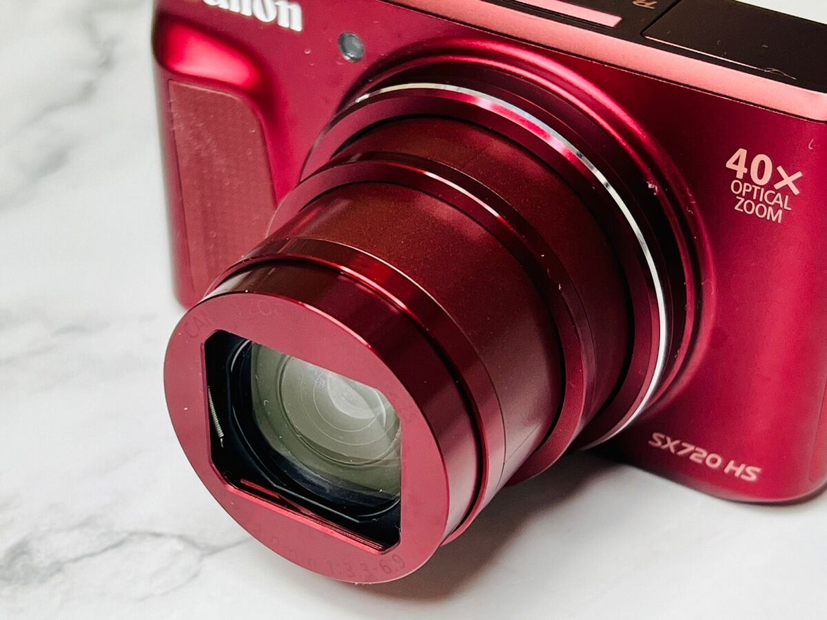 Digital Camera Canon PowerShot SX720 HS Red 20.3MP 40x Wi-Fi Digital Camera Canon PowerShot SX720 HS Red 20.3MP 40x Wi-Fi