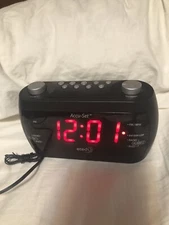 e-tech accu-set clock radio