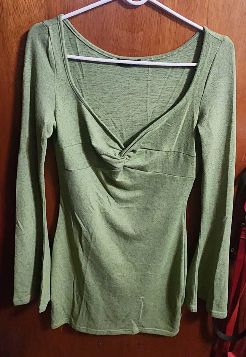 Womens Shein Green Dress Long Sleeve size M | eBay
